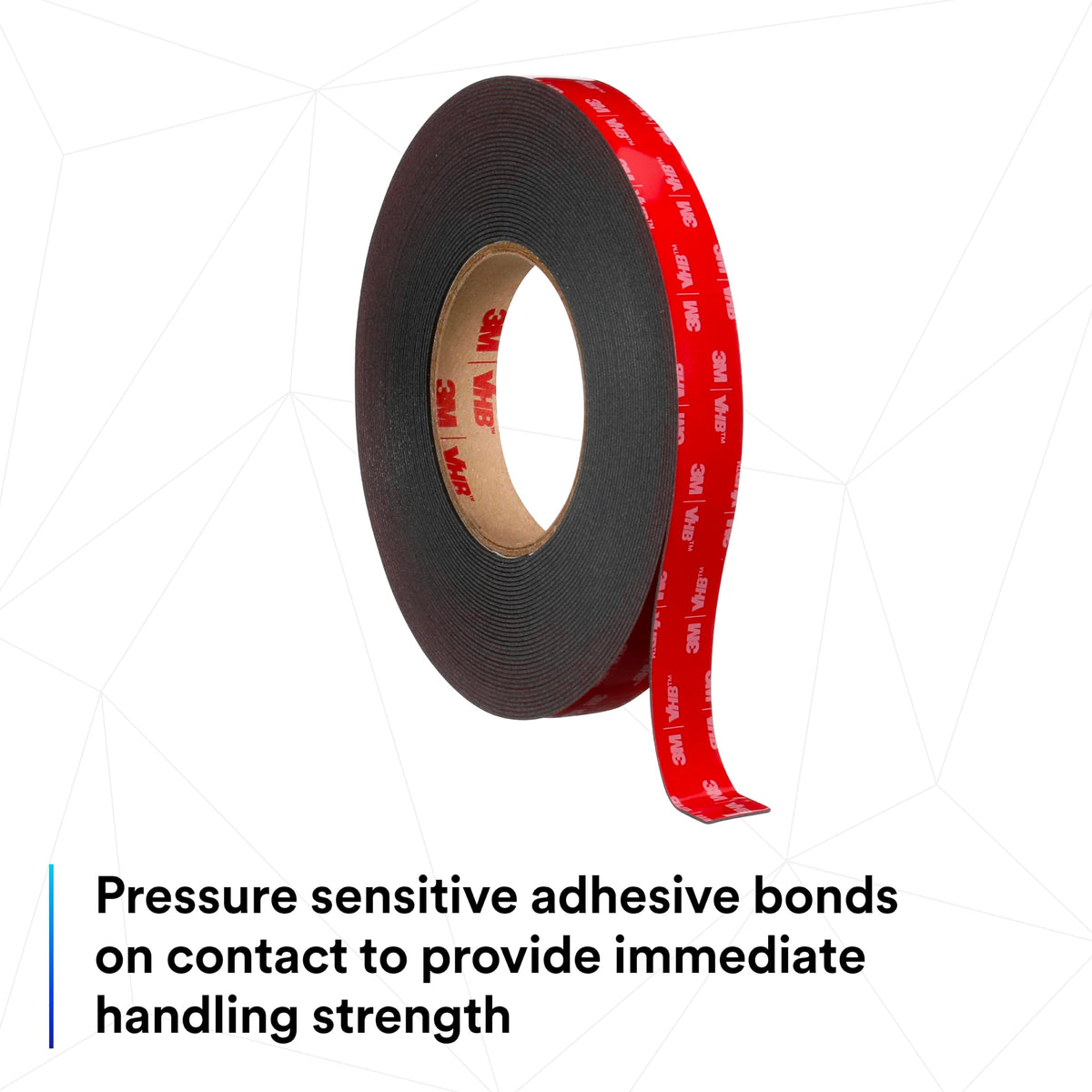 3M VHB Heavy Duty Mounting Tape 5952, 0.5" width x 5yd length 1 Pack (1 Roll)
