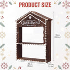 Christmas Gingerbread House Hot Cocoa Bar Wooden Storage Box