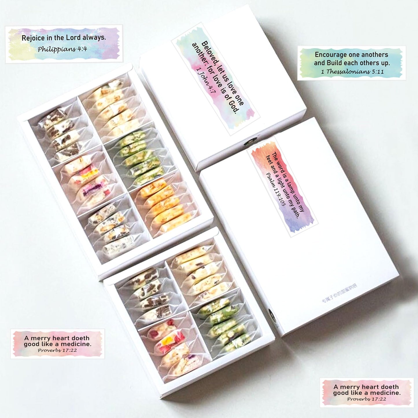 Bible Verse Stickers Scripture Inspirational Christian Sticker 200Pcs Religious Bible Quote Stickers Motivational Faith Decals Jesus Christian Religious Faiths Labels for Planner, Faith Sticker
