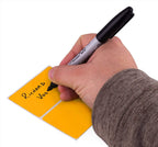 ChromaLabel fluorescent orange 2x3 inch rectangular color-coding inventory labels with 50 stickers per pack