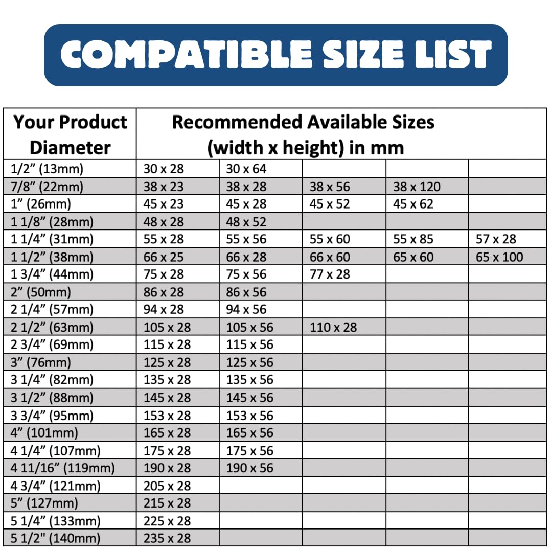 190 x 56 mm Clear Perforated Shrink Band for Tubs, Deli Containers, Large Canisters and More. [Compatible Diameter: 4 11/16"] - Bundle of 250 190 x 56 Fits Diameter: 4 11/16 (119mm) A) Pack of 250