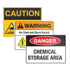 Avery Printable Warning Signs, 5" x 7", Water/Chemical Resistant, 30 Removable Labels (61511) 5" x 7" White