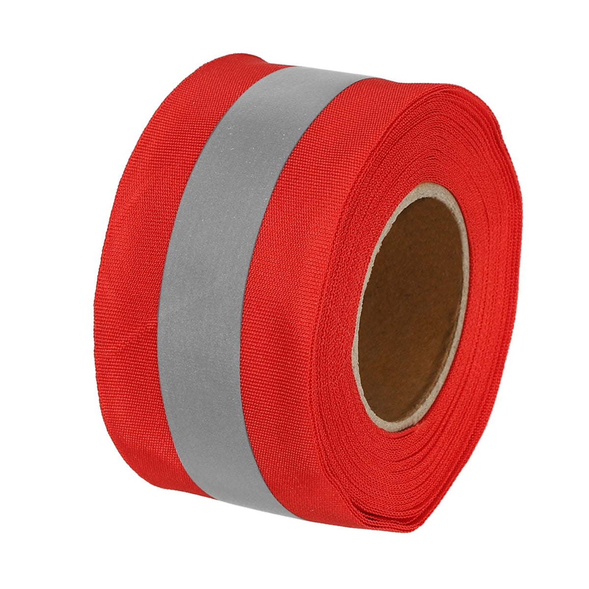 PATIKIL Reflective Tape Strip, 2" x 33 Ft High Visibility Reflective Tape Sew-on DIY Warning Safety Fabric Webbing for Clothing Raincoats, Red 2 Inch x 33 Feet