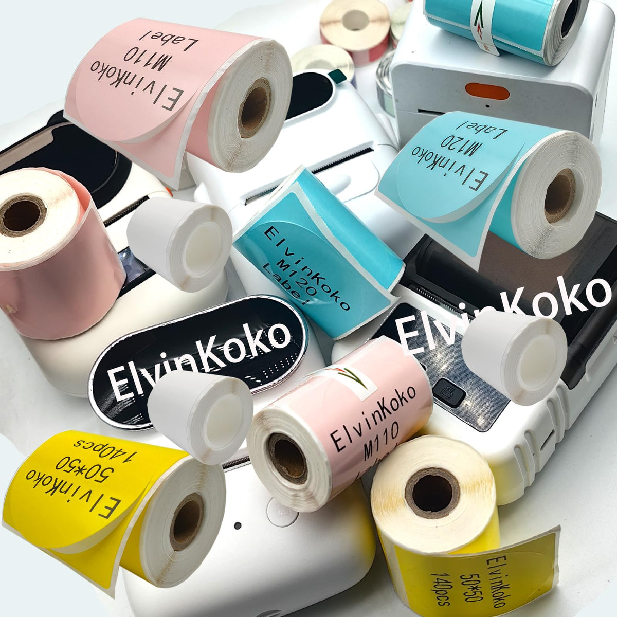 8Rolls M110 Thermal Labels M220 Waterproof Sticker 40x60mm