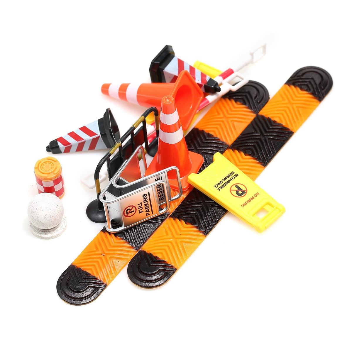 Miniature Traffic Accessories Set for 1/18 1/24 1/30 RC Cars