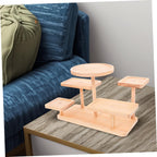 Space-Saving Wooden Jewelry Display Rack for Craft Shows Decor Makeup and Home Decor