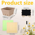 24 Set Farmers Market Decor-Baskets Greaseproof Paper Chalkboard & Marker
