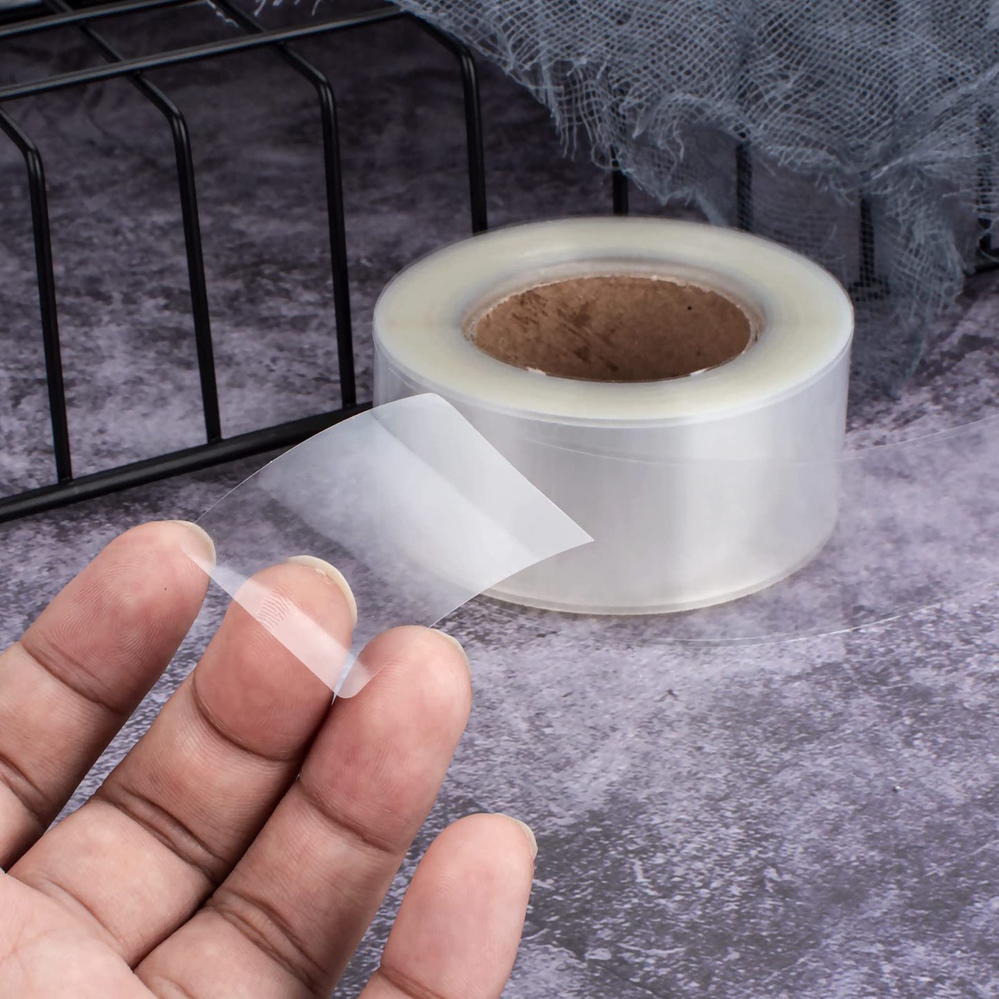 AccEncyc 250 Pcs Label Protectors Clear Label Stickers Waterproof Clear Labels for Barcodes, Books, Numbers Labels 3.15"x1.2"