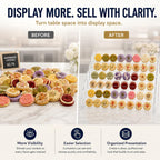 Acrylic Cookie Display Stand, 6 Tier Tiered Display Holder for Vendors 1