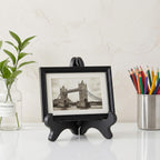 4 Pack Small Plate Holder for Display, Decorative Plate Stand