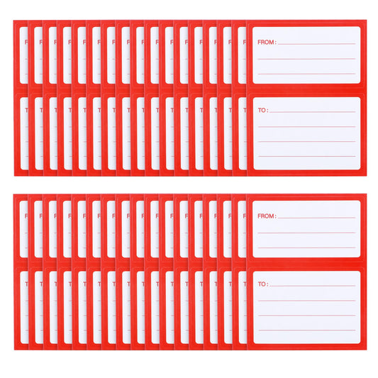 to from Return Address Mailing Labels, 60 Sheets 3.58 x 4.69 Inch Blank Address Labels Stickers Self Adhesive Mailing Labels Stickers Package Envelope Gift Tags for School Office