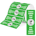 Tamper Evident Food Sealed for Freshness and Safety Stickers 1x 3 Inch Safe Secure Tamper Proof Food Delivery Labels Tamper Resistant Sealed for Containers Jars Mailing Packaging (Green) Green