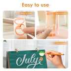 7000 Pcs 1 Inch Risepekt Removable Day Dots Food Labels (Monday-Sunday)