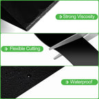 ToLanbbt Pond Liner Seam Tape, 4" x 59" Single Sided Peel and Stick Seam Tape Self Adhesive Seaming Kit Butyl Rubber Pond Liner Repair Patch Kit Waterproof for EPDM Roof Garden Cover Patch Repair 4 IN x 4.92FT -Single Sided Seam Tape