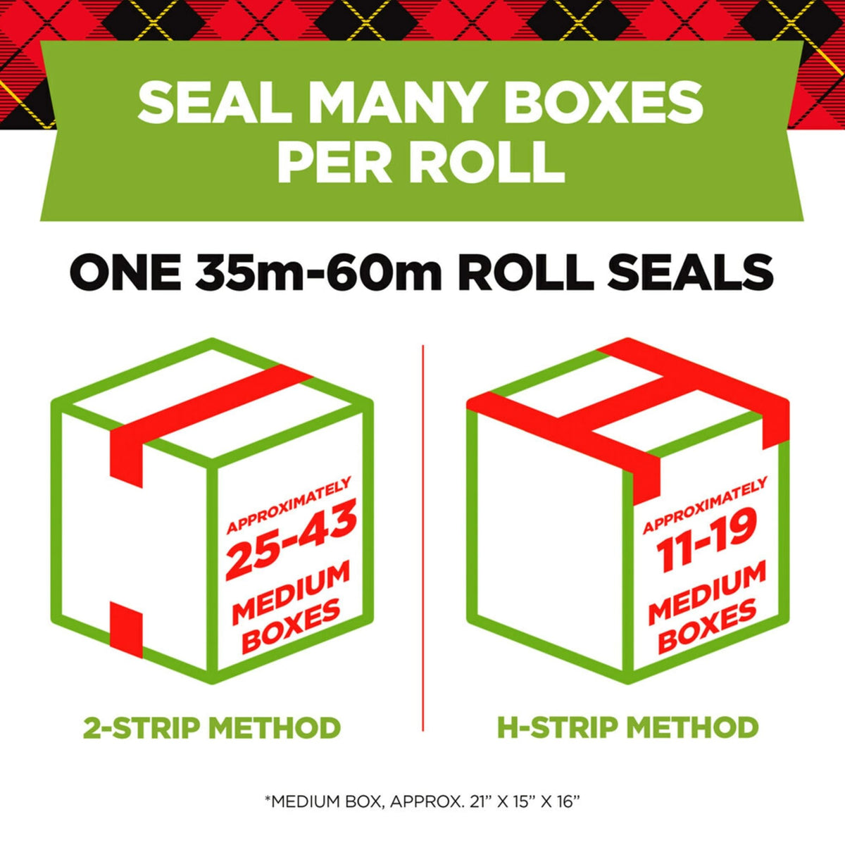 Scotch Sure Start Packing Tape Refill, 1.88 in x 54.6 yd, 6 Rolls