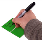Green ChromaLabel 2x3 inch rectangular color coding inventory labels, pack of 50 permanent stickers for organization.