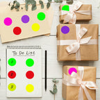 Fluorescent Green 2" Color Coding Labels for Warehouse Classroom Office