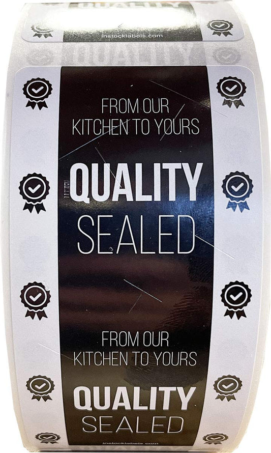 Tamper Evident Labels Quality Sealed Food Seal Stickers, 2 x 4 Inch 500 Total Stickers, Labels for Food Containers, Writable Tamper Proof Stickers - Ideal for Secure Food Delivery