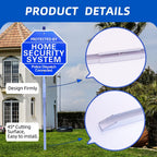 2PCS Home Security Signs for Yard, Protected by Home Security System 2