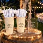 2 Pack Wedding Display Buckets, Galvanized Metal, 9.8 Inch