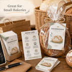 100 Sourdough Bread Care Instruction Cards, 2 x 3.5 in