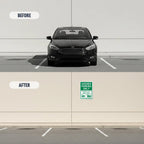 SmartSign 14 x 10 inch “Assigned Parking Only, Unauthorized Vehicles Towed” Metal Sign, 40 mil Laminated Rustproof Aluminium, White and Green, Made in USA 14x10 inches
