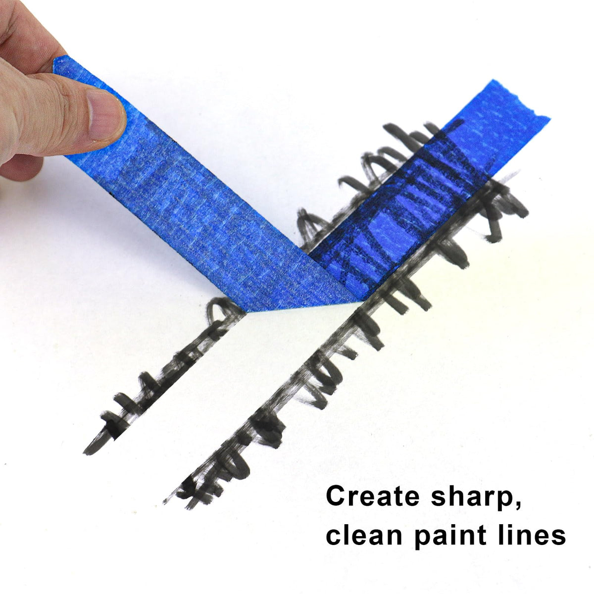 Blue Painters Tape - Masking Tape 2 Inch Wide (1.88" x 90FT) - Multi-Surface, Smart Adhesion, Indoor & Outdoor - 1 Roll Paint Tape for DIY, Labeling, Art, Car (#3910) Blue