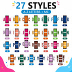1512 Pcs Alphabet Labels for File Folders A to Z Labels File Organization A to Z Set with File Box 221