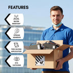 Great Eastern 500 Pcs Lithium Ion Battery Transport Labels, 4" × 4" Black & White