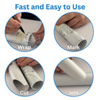 1-1/2" ID Coping Wing, Pipe Saddle Template 3. Wing ID 1 1/2''
