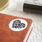 250 Black Paw Print Heart-Shaped Stickers for Animal Causes - Stickers for Pet Lovers, Pet Businesses, Animal Clinics, Labels, Scrapbooks and More! Black Paw Print Heart-shaped Sticker 1 Roll – 250 Stickers