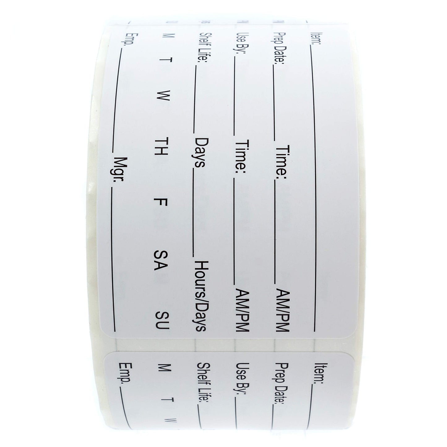 Restaurant Quality Shelf Life Labels / 500 Meal Prep Stickers/Use by Removable Labels / 2" x 3" Food Organization Sticker/Made in The USA Removable 2” x 3”