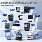 Thermal Labels for M110/M100/M220/M108,1.96”x1.96”(50x50mm) 1.96*1.96 3 rolls