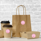 Superb Home Please Kindly Leave A Review Thank You Stickers 1,000 Pink