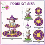 1PCS Purple Princess Party Cake Stand