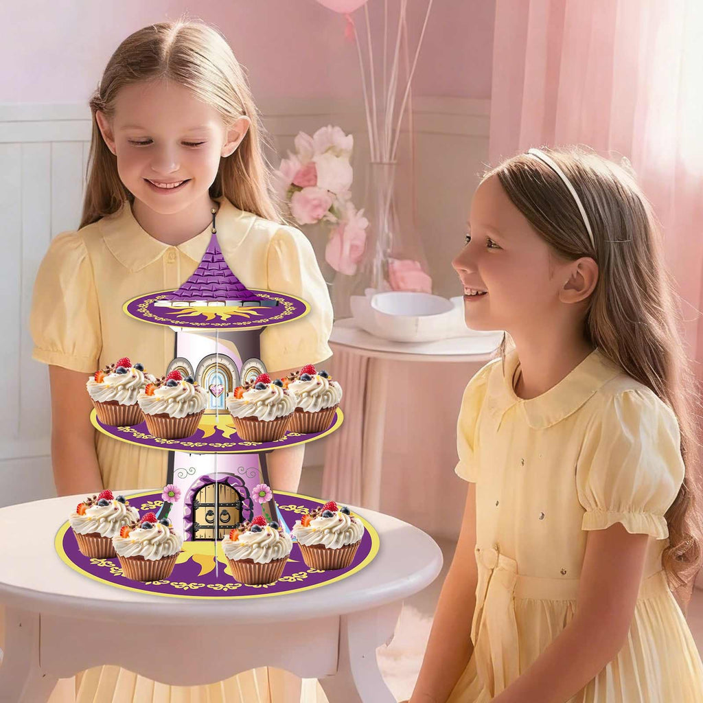 1PCS Purple Princess Party Cake Stand