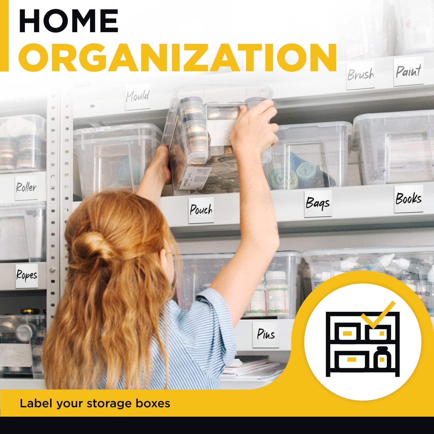 Dry Erase Magnetic Labels - Reusable Sticky Notes - Magnetic Notepads for Refrigerator - Dry Erase Magnetic Sheets - Blank Magnet Stickers to Write On - Magnets for Whiteboard Classroom Fridge 10 PCs (3"x3") White