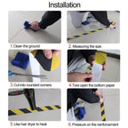 2" 16.4Ft Yellow & Black Floor Safety Non Skid Safety Tape Anti Slip Adhesive, Indoor or Outdoor Applicable, High Traction High Grip