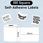 M110 Labels Compatible for M110/ M100/ M220/ N20/ M221/M421/241BT/243BT/, 1.96'' x 3.14'' (50x80mm), 100 Labels/Roll, for Address/Mailing/Barcode/Business/Office White 1.96" x 3.14"