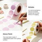 5000 PCS Colored Dot Stickers 3/4" Circle Round Color Coding Labels