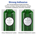 Avery® Printable Durable White Oval Scalloped Labels, Sure Feed® Technology, 1-1/8" x 2-1/4", Print-to-the-Edge, Waterproof Labels, Laser & Pigment-Based Inkjet Compatible, 210 Total 210 labels