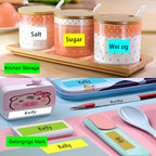 White Label Print Paper 15mmx30mm (0.59" X 1.18"), 230 Labels/Roll Thermal Stickers Waterproof Self-Adhesive Multipurpose Labeling Tape Household Storage Labels White