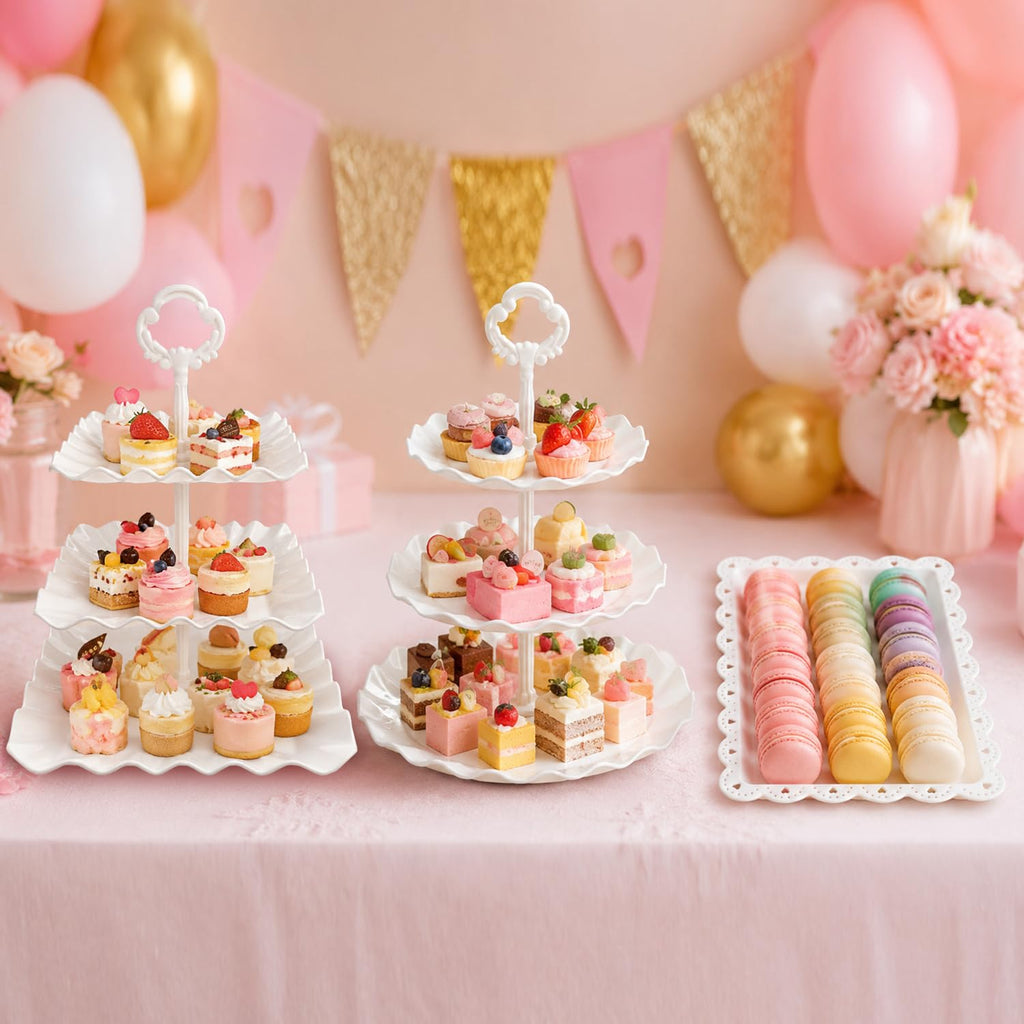 12 Pack Cupcake Stand Dessert Display Tower Serving Tray for Parties