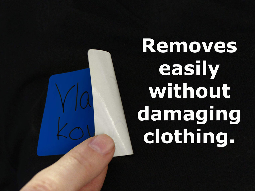 Dark blue ChromaLabel 2 x 3 inch color-coding name tag stickers, 150 labels per pack, for organization and identification.