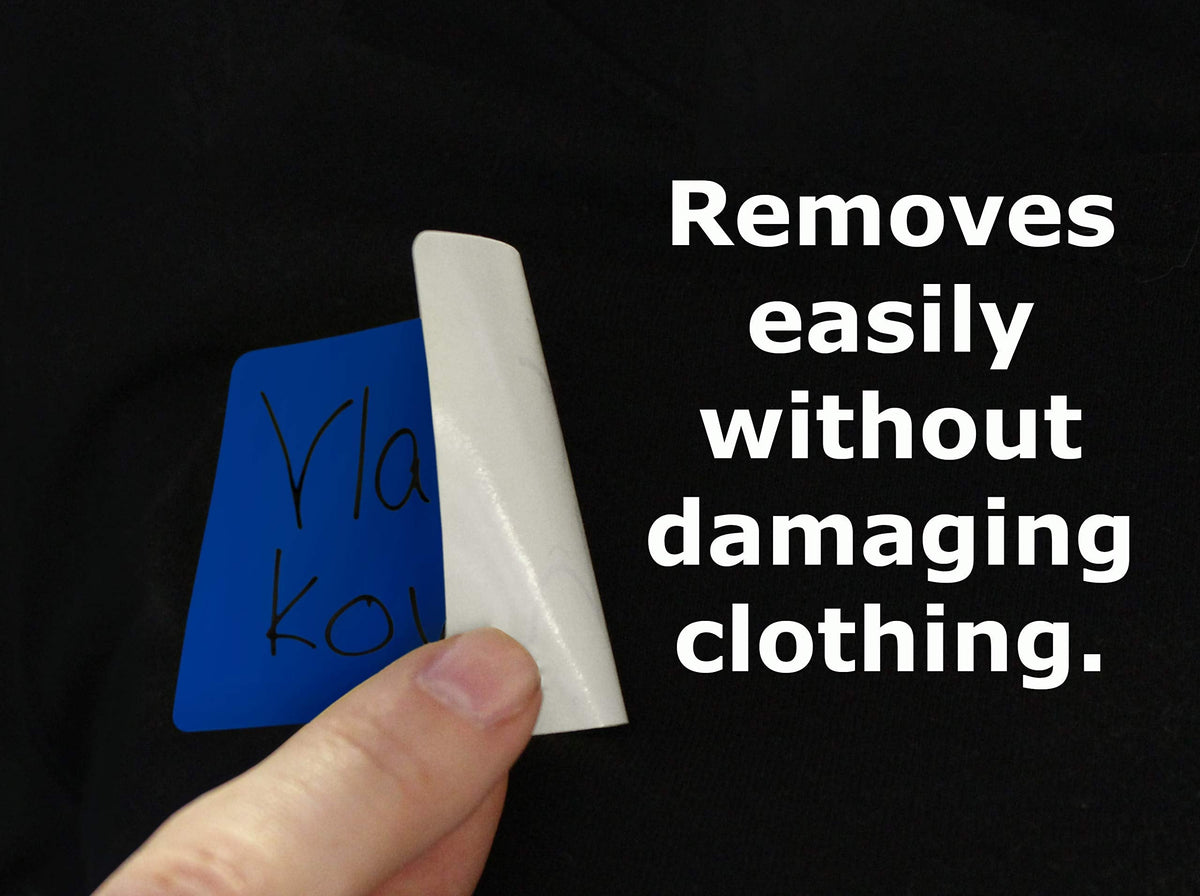 Dark blue ChromaLabel 2 x 3 inch color-coding name tag stickers, 150 labels per pack, for organization and identification.