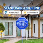 2PCS Home Security Signs for Yard, Protected by Home Security System 2