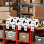 5 Rolls Consecutive Number 0001 to 5000 Label Bundle