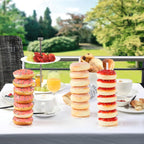 Dooiclear Donut Stand 6 Pack, Acrylic Bagel Stand, Clear Doughnut Holder