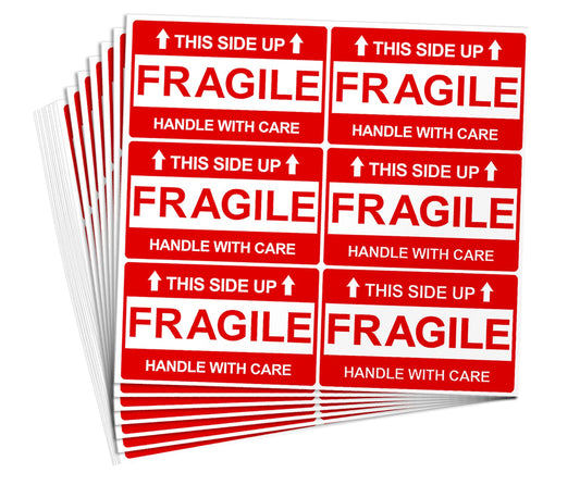 3x5 Inch Shipping Labels - 198 Pcs Strong Adhesive Handle with Care Stickers for Moving
