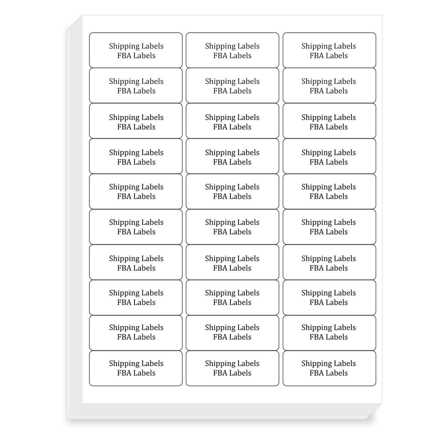 FungLam 1" x 2-5/8" Shipping Address Labels 900 Label Stickers Paper for Laser/Inkjet Printer 30 per Page Printable Mailing Labels (30 Sheets, 900 Labels) 30 sheets / 900 labels
